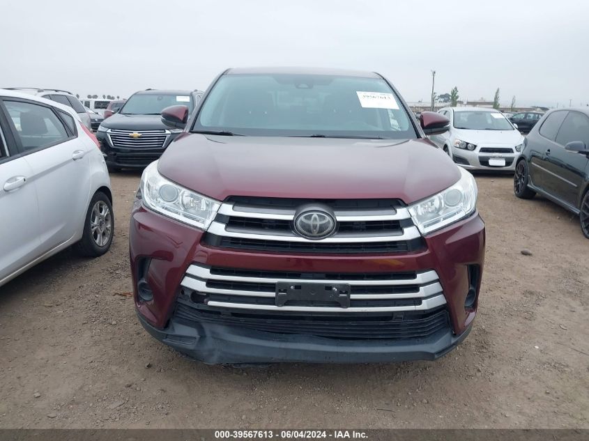 2017 Toyota Highlander Le VIN: 5TDZARFH6HS032675 Lot: 39567613