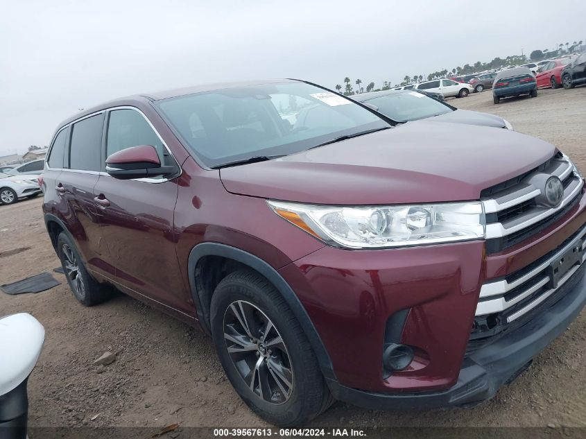 2017 Toyota Highlander Le VIN: 5TDZARFH6HS032675 Lot: 39567613