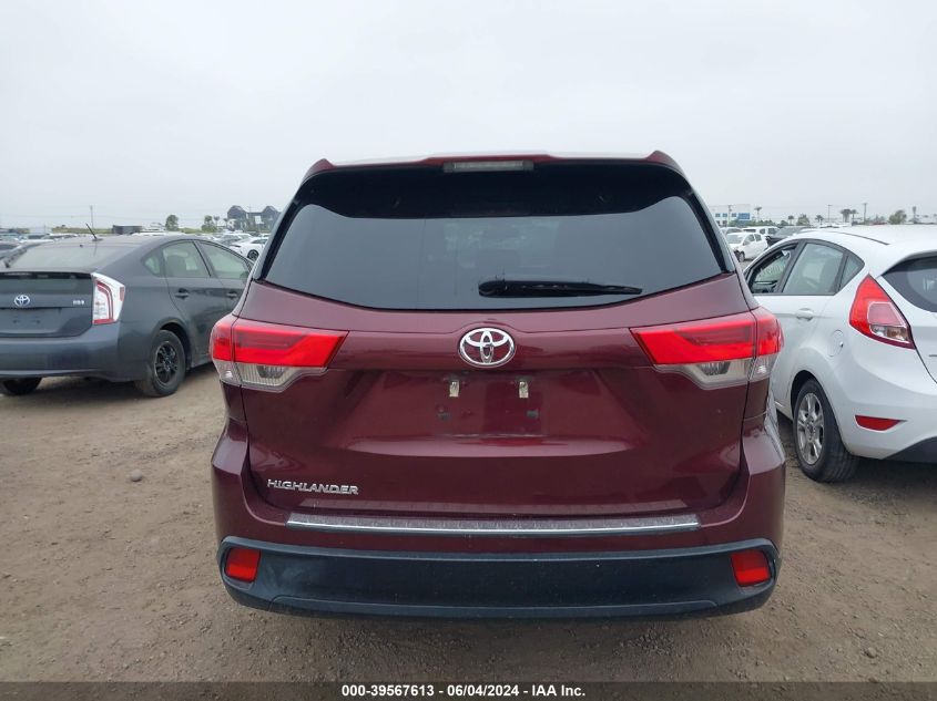 2017 Toyota Highlander Le VIN: 5TDZARFH6HS032675 Lot: 39567613