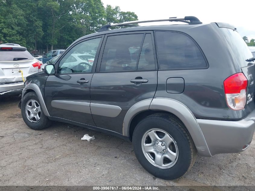 2003 Toyota Rav4 VIN: JTEGH20V230116895 Lot: 39567617