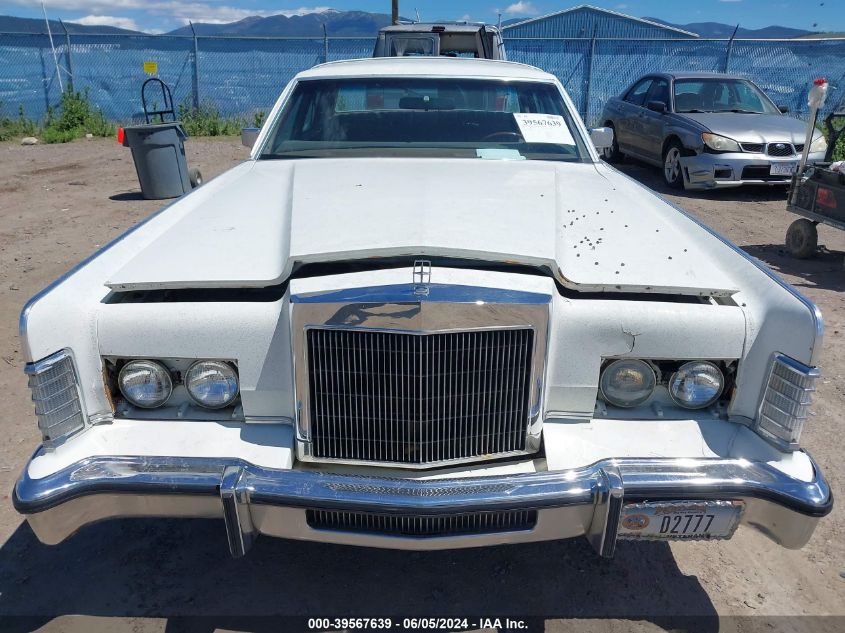 9Y82S708062 1979 Lincoln Continental