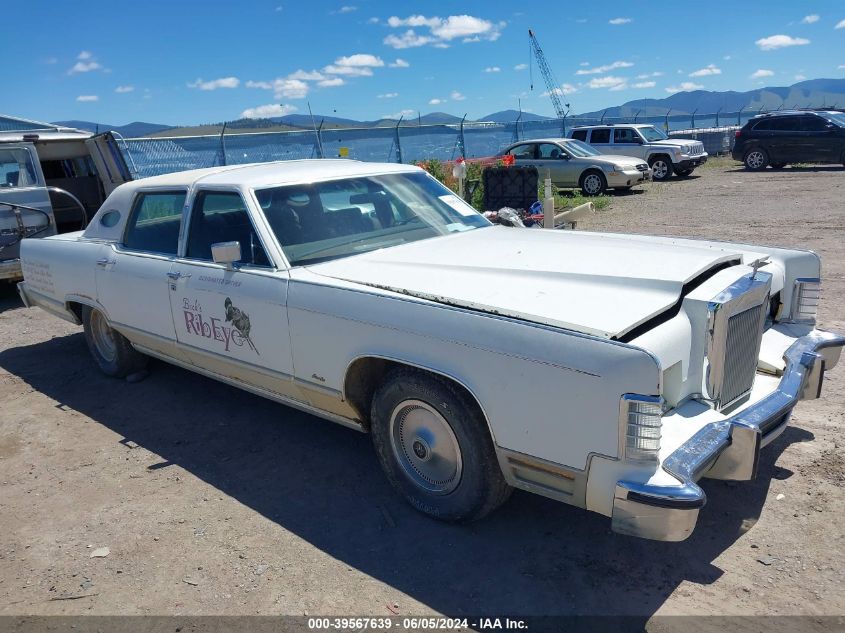 9Y82S708062 1979 Lincoln Continental