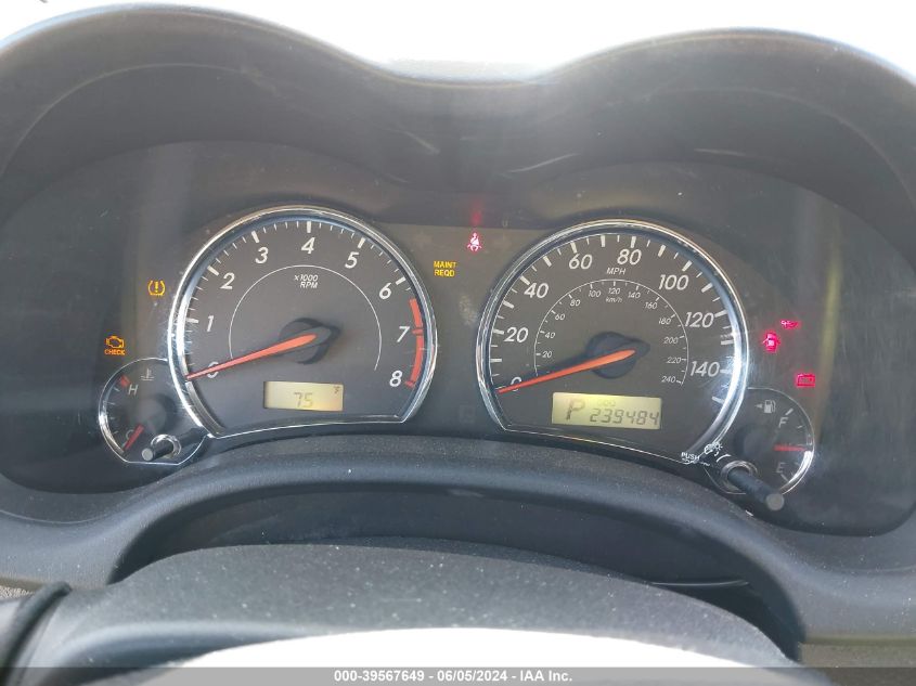 2011 Toyota Corolla S VIN: 2T1BU4EE5BC644546 Lot: 39567649