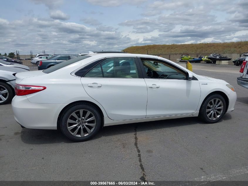 2015 Toyota Camry Hybrid Xle VIN: 4T1BD1FK0FU174840 Lot: 39567665