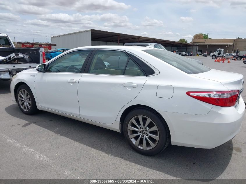 2015 Toyota Camry Hybrid Xle VIN: 4T1BD1FK0FU174840 Lot: 39567665