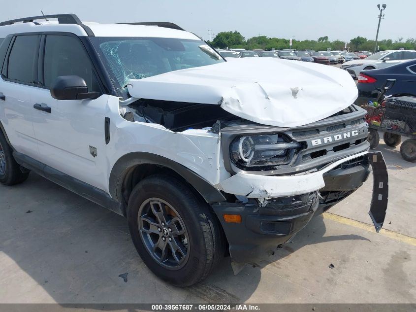 2022 Ford Bronco Sport Big Bend VIN: 3FMCR9B66NRD21438 Lot: 39567687