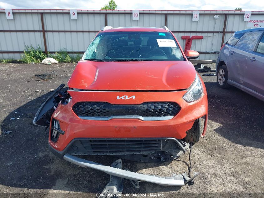 2022 Kia Niro Lxs Se VIN: KNDCB3LC3N5542931 Lot: 39567698