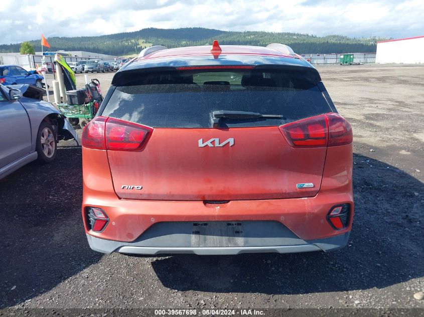 2022 Kia Niro Lxs Se VIN: KNDCB3LC3N5542931 Lot: 39567698