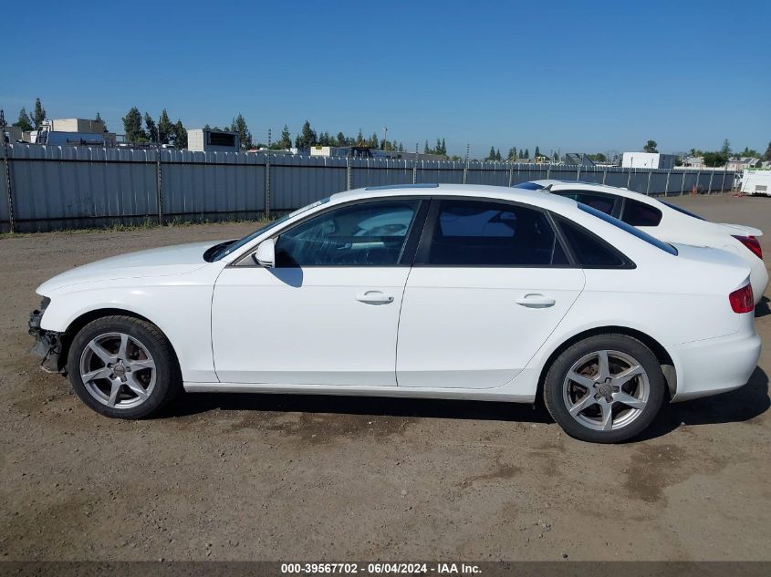 2009 Audi A4 2.0T Premium VIN: WAUJF78K99N049535 Lot: 39567702