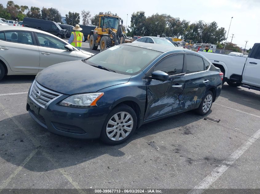 2015 Nissan Sentra Sv VIN: 3N1AB7AP9FY331650 Lot: 39567713