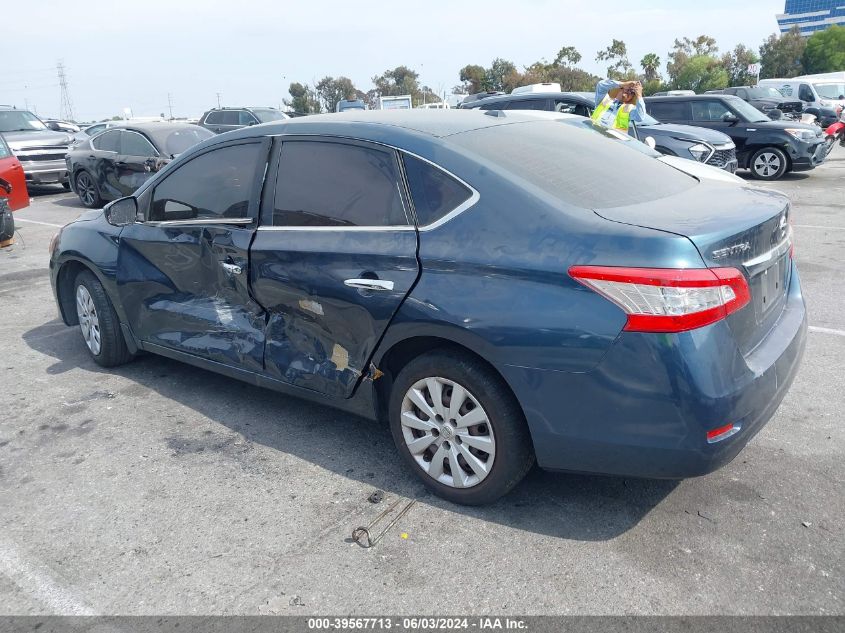 2015 Nissan Sentra Sv VIN: 3N1AB7AP9FY331650 Lot: 39567713