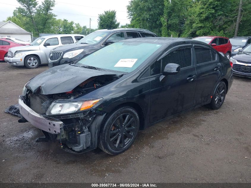 2012 Honda Civic Ex-L VIN: 19XFB2F90CE347930 Lot: 39567734