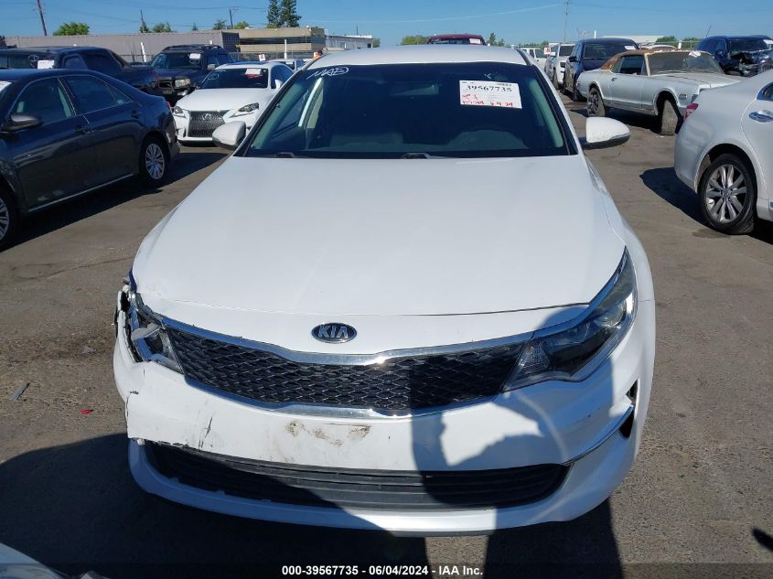 2018 Kia Optima Lx VIN: 5XXGT4L33JG177175 Lot: 39567735