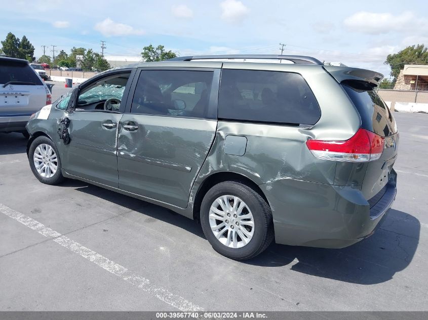 2011 Toyota Sienna Xle V6 VIN: 5TDYK3DC7BS011161 Lot: 39567740