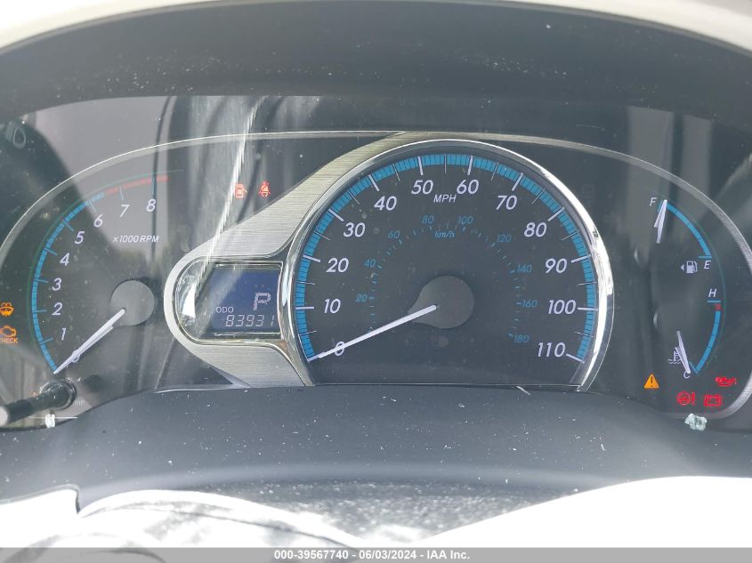 2011 Toyota Sienna Xle V6 VIN: 5TDYK3DC7BS011161 Lot: 39567740