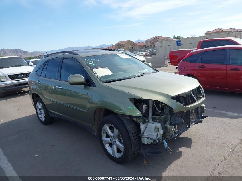 2008 Lexus Rx 350 VIN: JTJHK31U282047611 Lot: 39567749