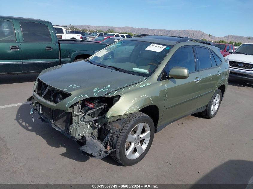 2008 Lexus Rx 350 VIN: JTJHK31U282047611 Lot: 39567749