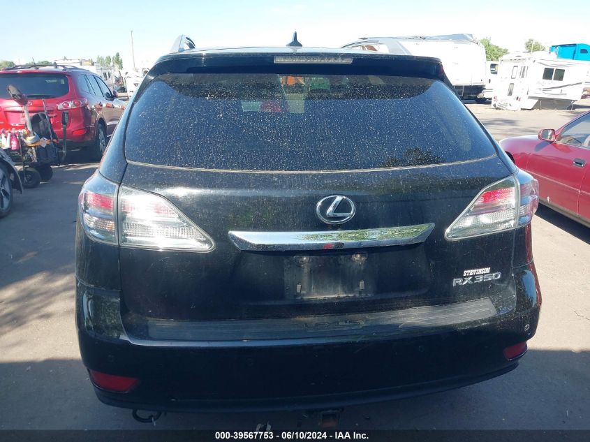2012 Lexus Rx 350 350 VIN: 2T2BK1BA7CC124061 Lot: 39567753