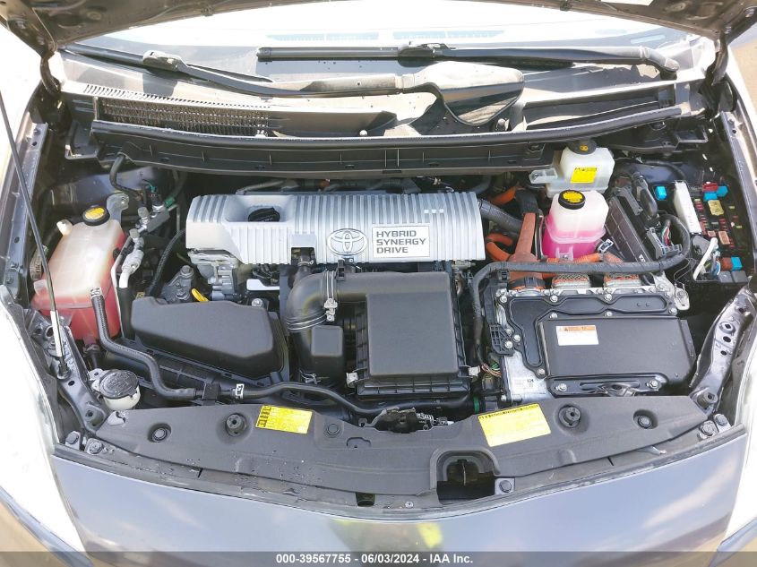 2013 Toyota Prius Two VIN: JTDKN3DU8D5592135 Lot: 39567755