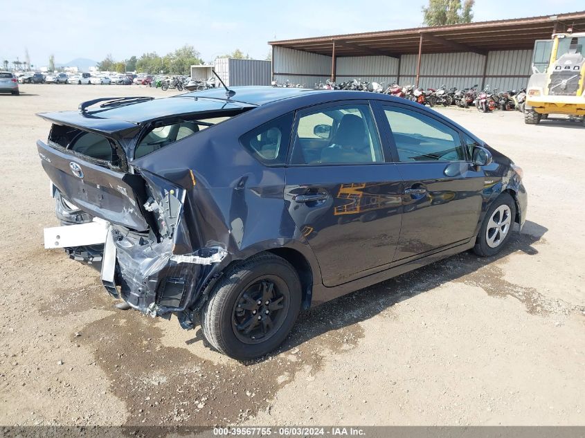 2013 Toyota Prius Two VIN: JTDKN3DU8D5592135 Lot: 39567755