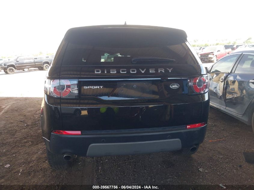 2019 Land Rover Discovery Sport Se VIN: SALCP2FX5KH789221 Lot: 39567756