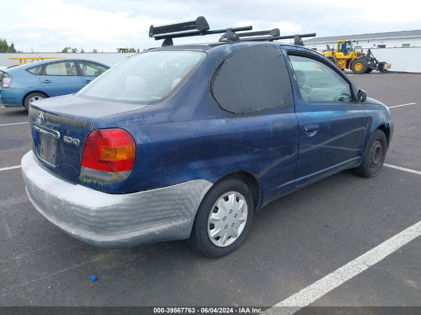 2003 Toyota Echo VIN: JTDAT123930279753 Lot: 39567763