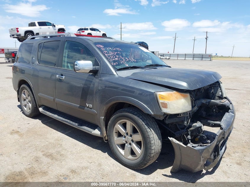 2009 Nissan Armada Le VIN: 5N1BA08C99N600046 Lot: 39567770
