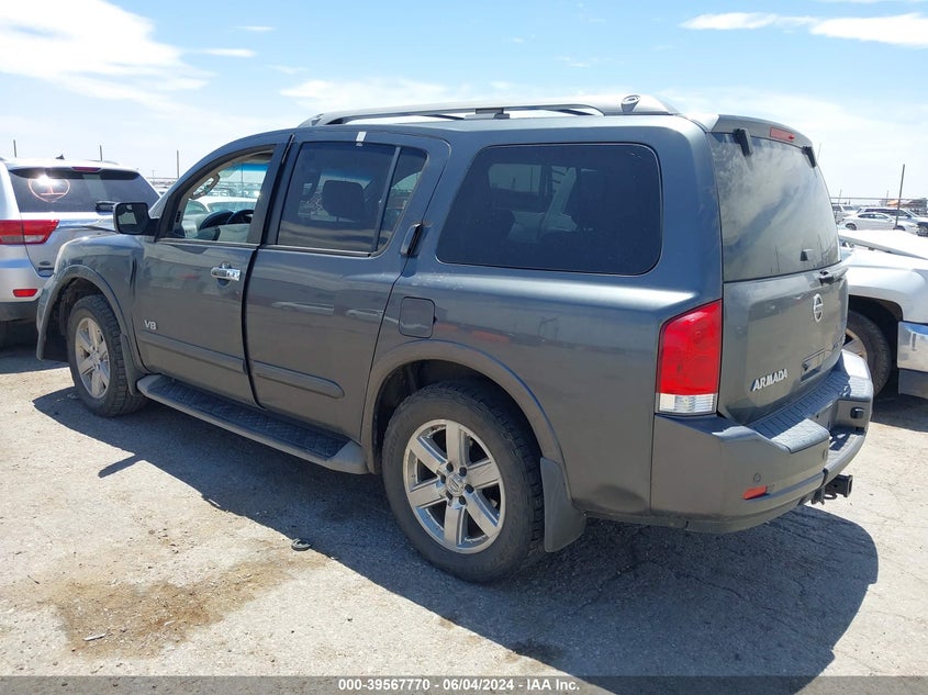 2009 Nissan Armada Le VIN: 5N1BA08C99N600046 Lot: 39567770