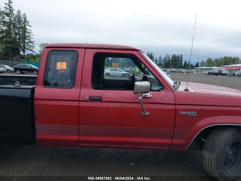 1992 Ford Ranger Super Cab VIN: 1FTCR14X8NPA71722 Lot: 39567802