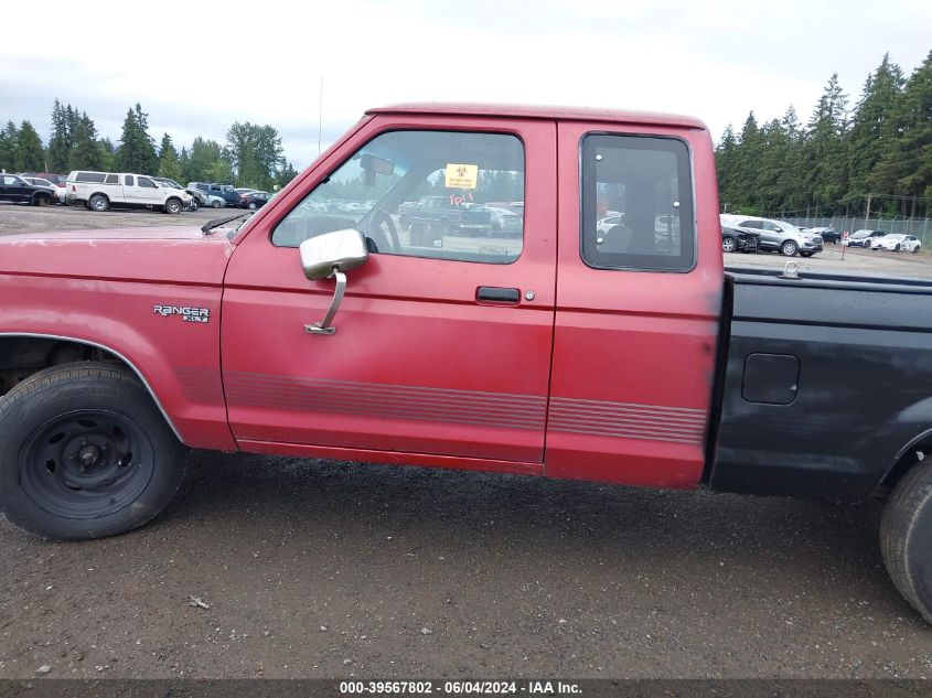 1992 Ford Ranger Super Cab VIN: 1FTCR14X8NPA71722 Lot: 39567802