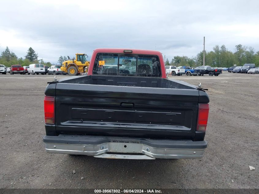 1992 Ford Ranger Super Cab VIN: 1FTCR14X8NPA71722 Lot: 39567802