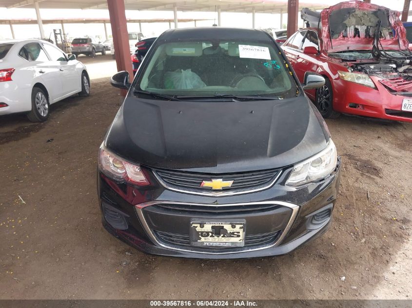 2017 Chevrolet Sonic Lt Auto VIN: 1G1JD5SH7H4138155 Lot: 39567816