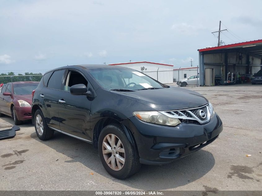 2011 Nissan Murano S VIN: JN8AZ1MU2BW067068 Lot: 39567820