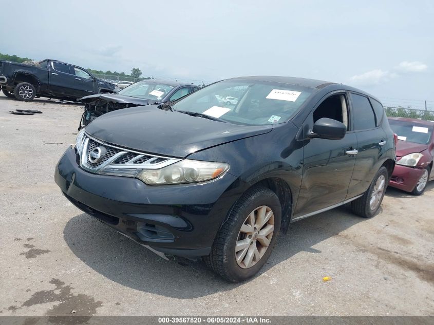 2011 Nissan Murano S VIN: JN8AZ1MU2BW067068 Lot: 39567820