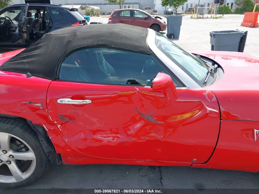 2006 Pontiac Solstice VIN: 1G2MB35B36Y115262 Lot: 39567821