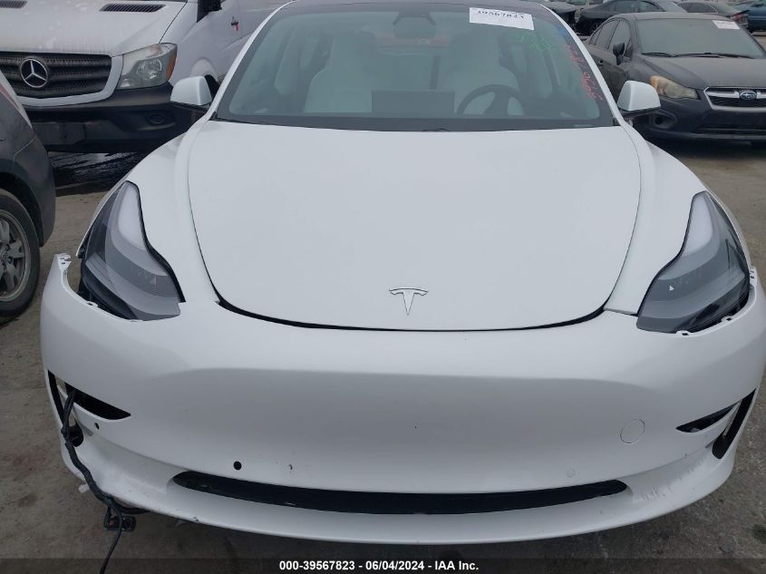 2021 Tesla Model 3 Performance Dual Motor All-Wheel Drive VIN: 5YJ3E1EC2MF037792 Lot: 39567823