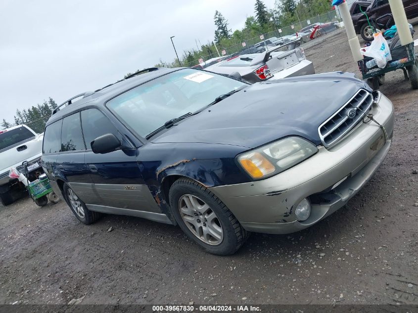 2002 Subaru Outback VIN: 4S3BH665527616018 Lot: 39567830