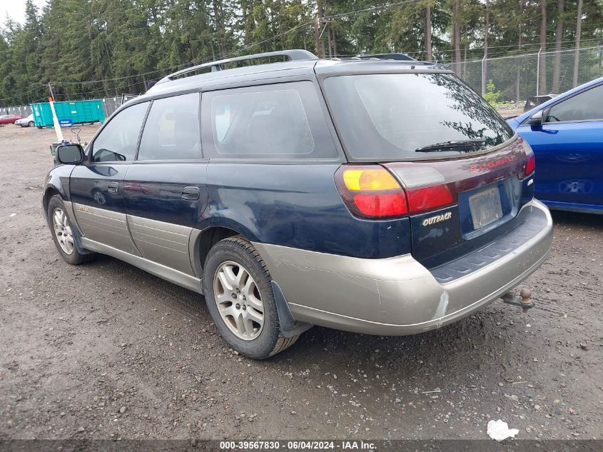 2002 Subaru Outback VIN: 4S3BH665527616018 Lot: 39567830