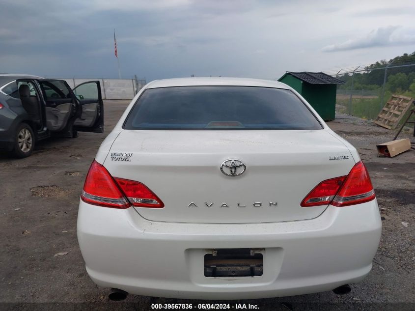 2006 Toyota Avalon Limited VIN: 4T1BK36B36U151165 Lot: 39567836