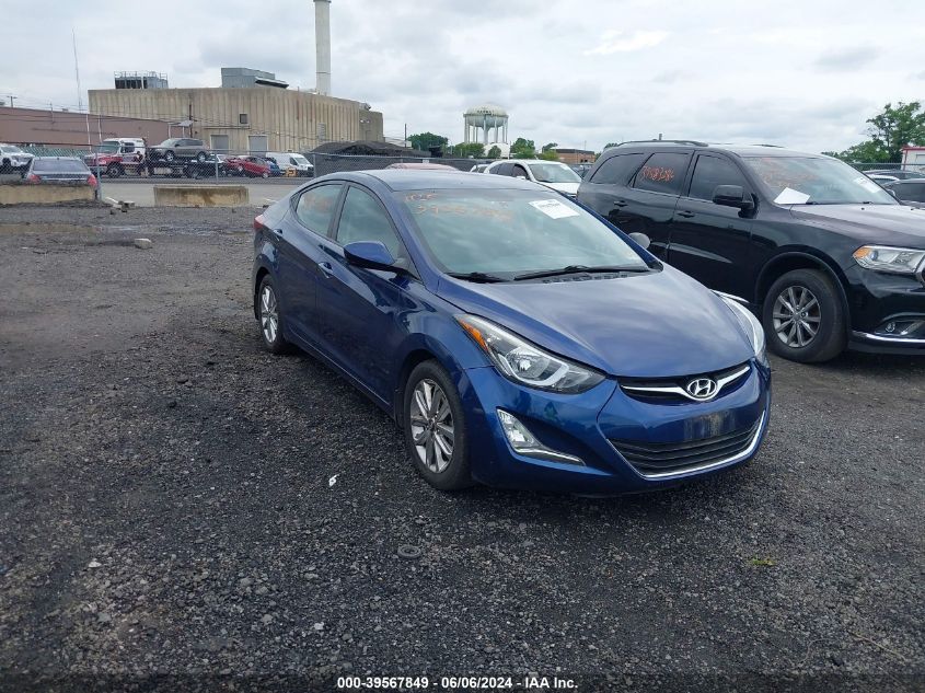 5NPDH4AE4FH628327 | 2015 HYUNDAI ELANTRA