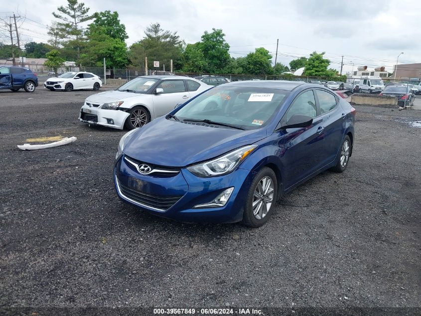 5NPDH4AE4FH628327 | 2015 HYUNDAI ELANTRA