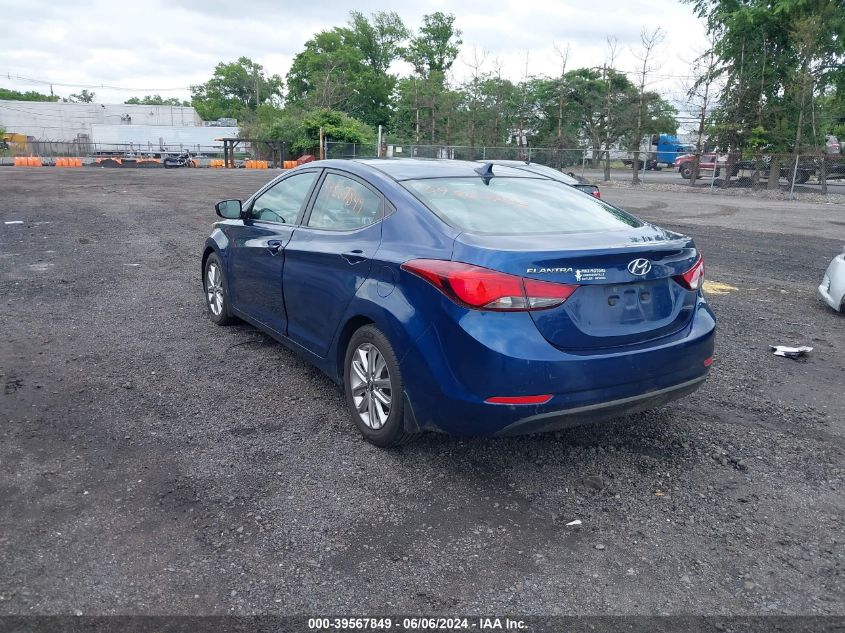 5NPDH4AE4FH628327 | 2015 HYUNDAI ELANTRA