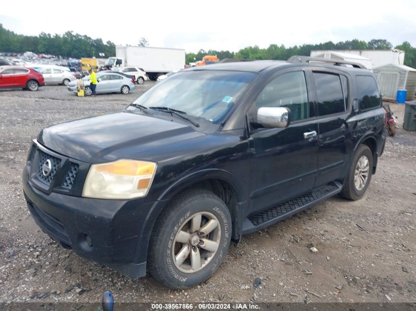 2010 Nissan Armada Se VIN: 5N1BA0ND7AN612553 Lot: 39567866