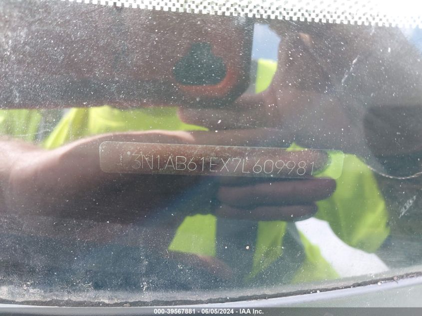 2007 Nissan Sentra 2.0S VIN: 3N1AB61EX7L609981 Lot: 39567881