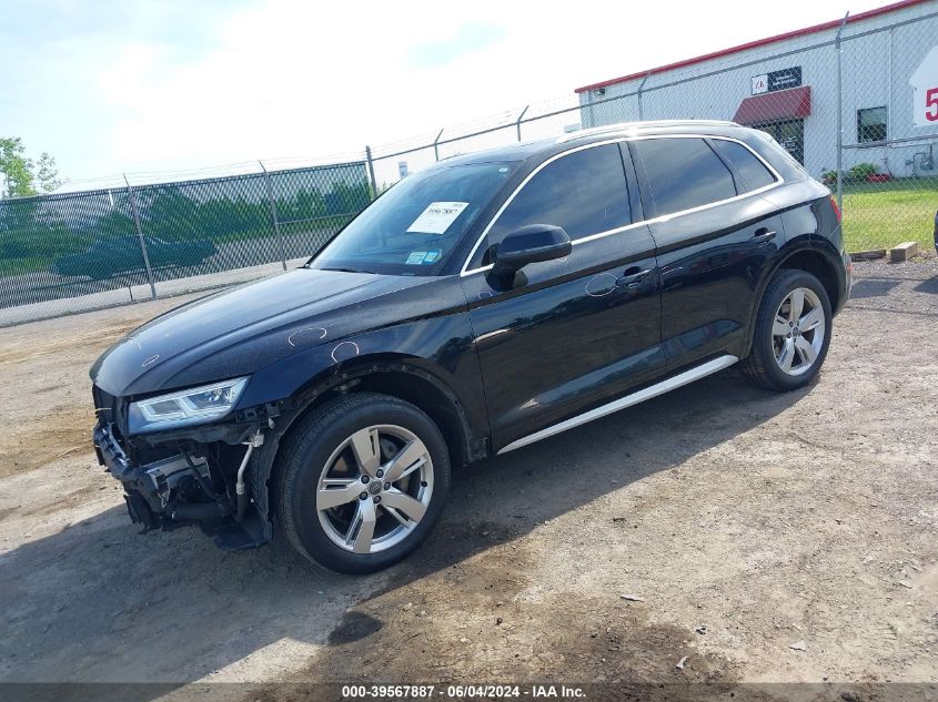 2018 Audi Q5 2.0T Premium/2.0T Tech Premium VIN: WA1BNAFY2J2063811 Lot: 39567887