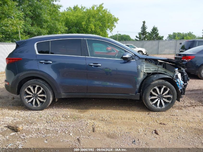 2018 Kia Sportage Ex VIN: KNDPNCAC3J7360625 Lot: 39567892