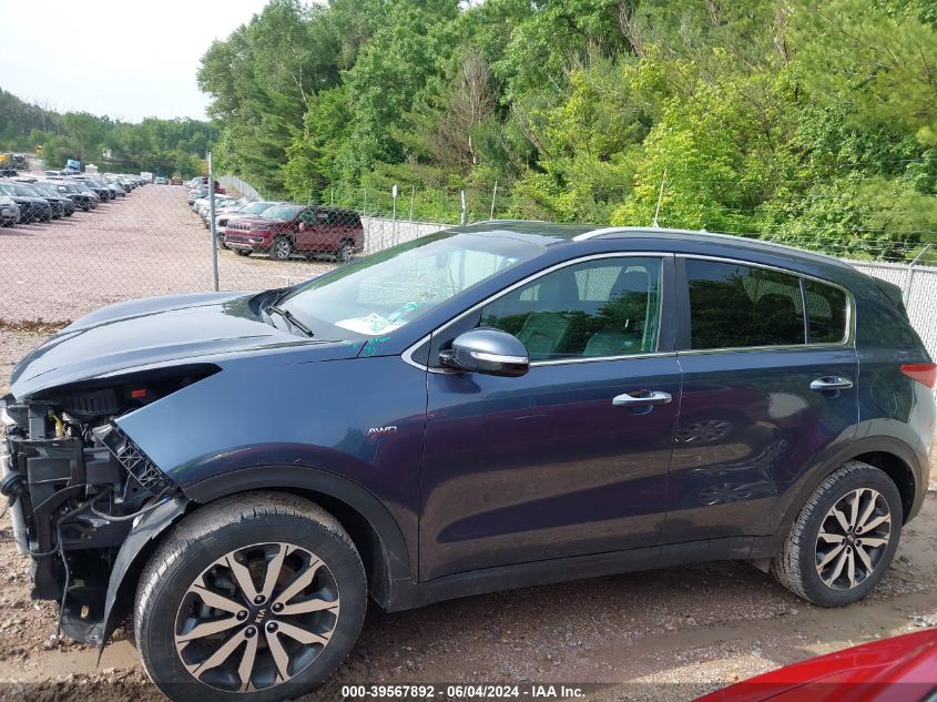 2018 Kia Sportage Ex VIN: KNDPNCAC3J7360625 Lot: 39567892