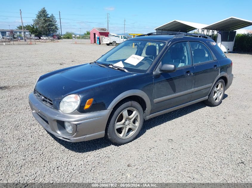 2003 Subaru Impreza Outback Sport VIN: JF1GG68583H810632 Lot: 39567902