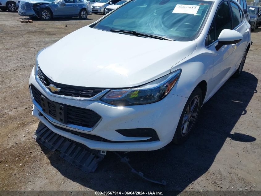 2017 Chevrolet Cruze Lt Auto VIN: 3G1BE6SM2HS508741 Lot: 39567914