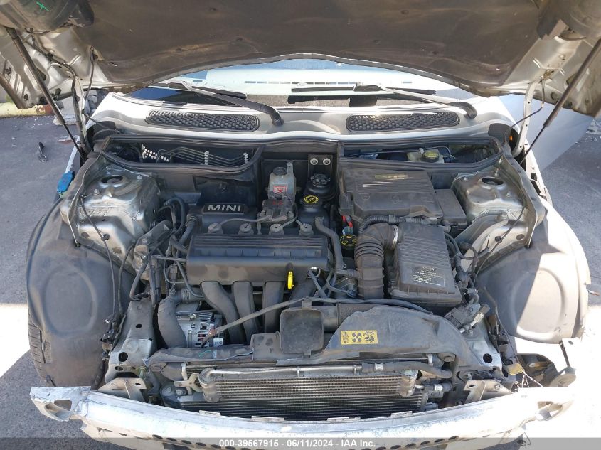 2004 Mini Cooper VIN: WMWRC334X4TJ58510 Lot: 39567915